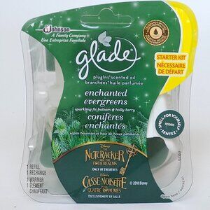 GLADE Plug-ins Scented Oil Nutcracker Enchanted Evergreens Sparkling Fir Balsam